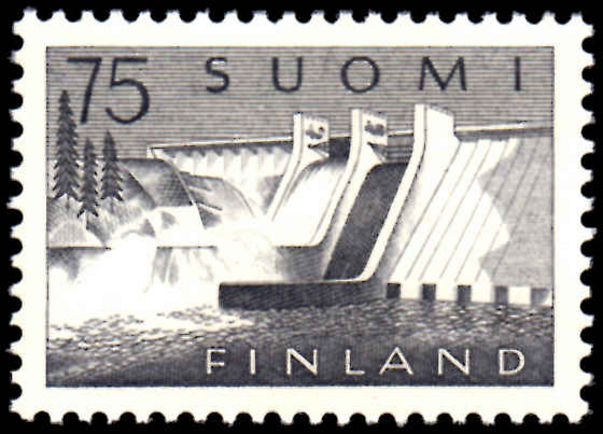 Finland 1959 75m Pyhakoski Dam unmounted mint.