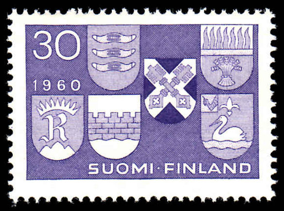 Finland 1960 Extra Privileges for Finnish Towns unmounted mint.