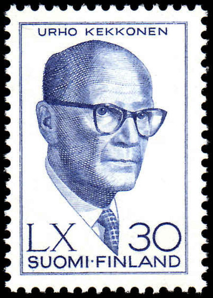 Finland 1960 President Kekkonen's 60th Birthday unmounted mint.