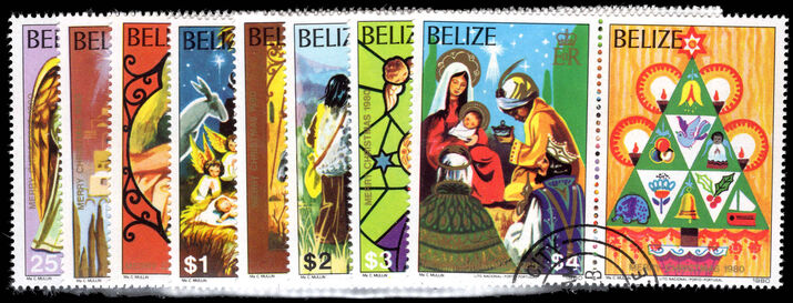 Belize 1980 Christmas fine used.