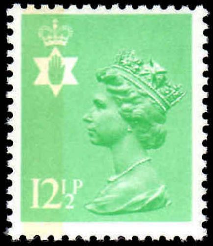 Northern Ireland 1971-93 12½p light emerald Questa Litho unmounted mint.