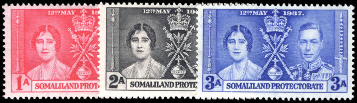 Somaliland 1937 Coronation lightly mounted mint.