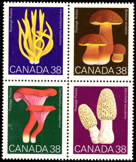 Canada 1989 Mushrooms unmounted mint.