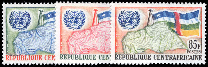 Central African Republic 1961 Admission into UNO unmounted mint.