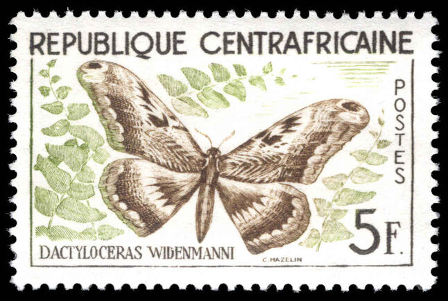 Central African Republic 1960 5f Dactyloceras widenmanni unmounted mint.