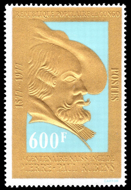 Congo Brazzaville 1977 400th Birth Anniversary of Peter Paul Rubens (1st issue) unmounted mint.