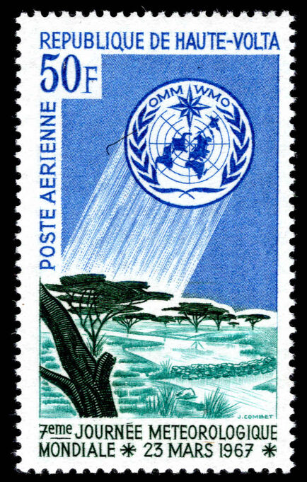 Upper Volta 1967 World Meteorological Day unmounted mint.