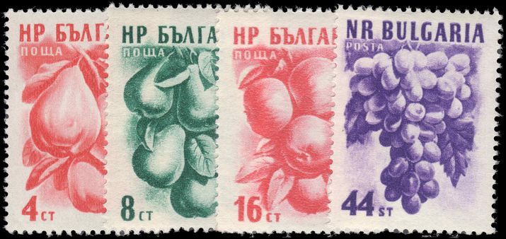 Bulgaria 1956-57 Fruit 1956 values unmounted mint.