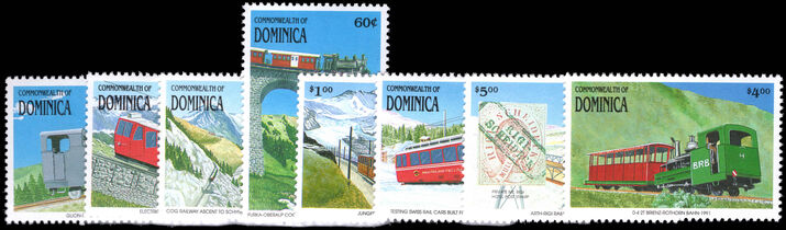 Dominica 1991 Cog Railways unmounted mint.