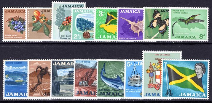 Jamaica 1964-68 set lightly mounted mint.