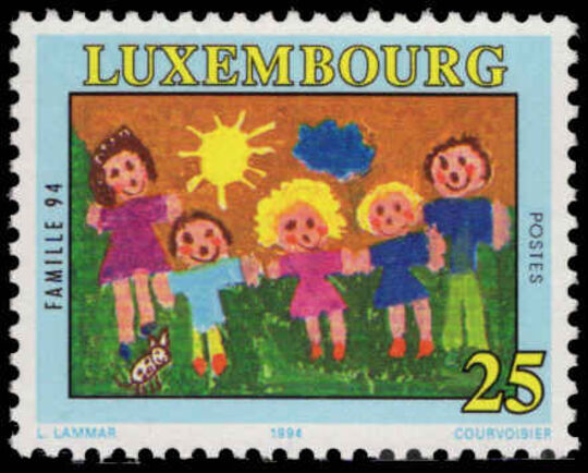 Luxembourg 1994 International Year of the Family unmounted mint.