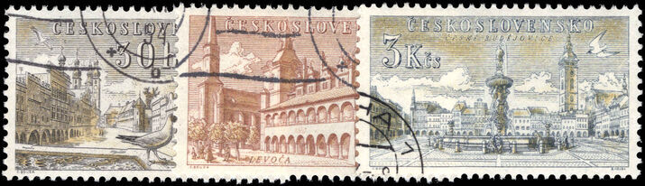 Czechoslovakia 1954 Czech Architecture fine used.