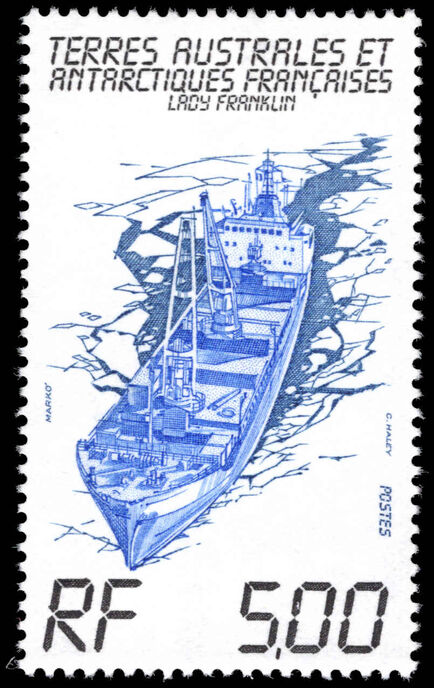 FSAT 1983 Lady Franklin (Antarctic supply ship) unmounted mint.