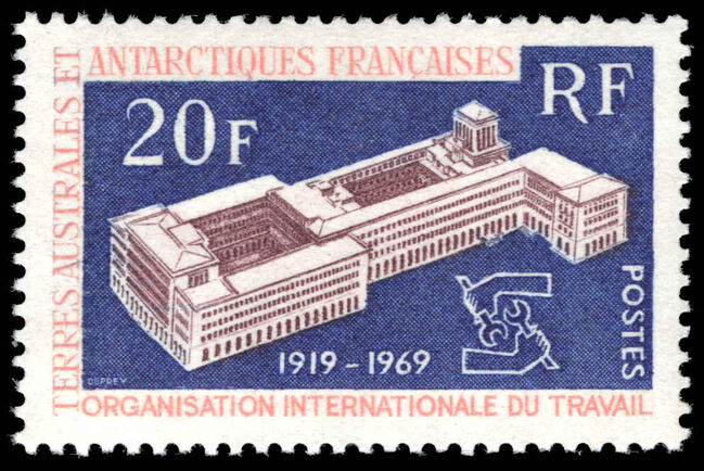 FSAT 1969 ILO unmounted mint.