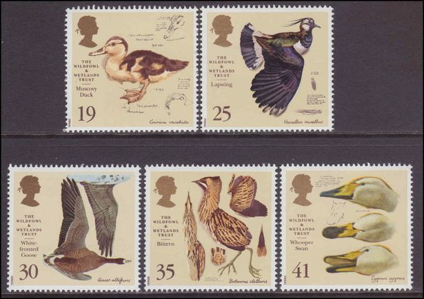 1996 50th Anniversary of the Wildfowl and Wetlands Trust unmounted mint.