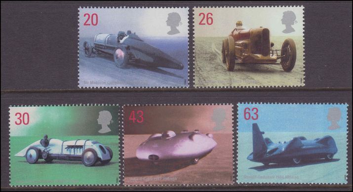 1998 British Land Speed Record Holders unmounted mint.