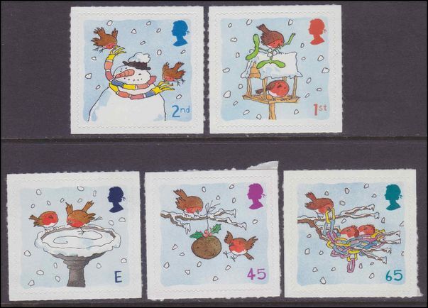 2001 Christmas. Robins unmounted mint.