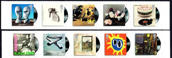 2010 Classic Album Covers unmounted mint.