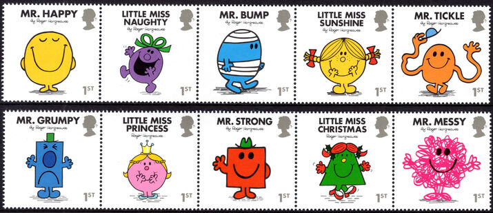 2016 Mr Men and Little Miss unmounted mint.