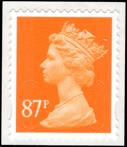 U2930 87p yellow-orange M12L unmounted mint.