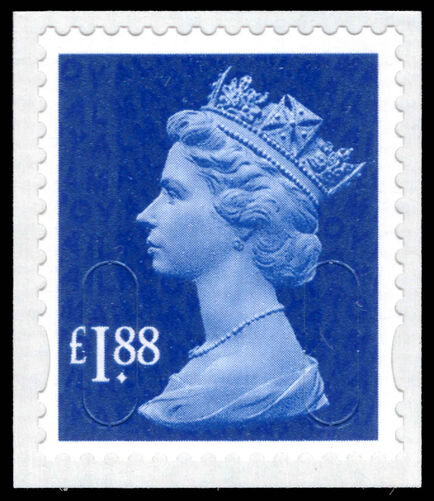 U2953 £1.88 dull ultramarine MA13 unmounted mint.