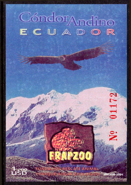 Ecuador 2001 Endangered Species. Andean Condor Endangered Species. Andean Condor