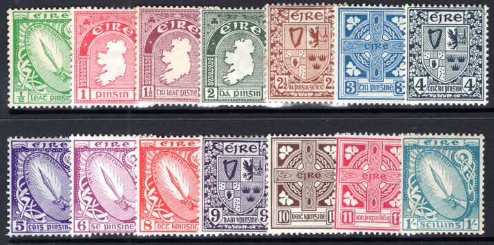 Ireland 1922-68 mixed watermark set lightly mounted mint.