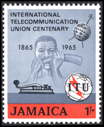 Jamaica 1965 Centenary of ITU unmounted mint.