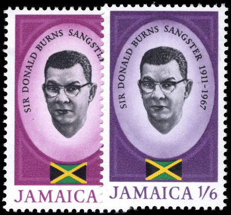 Jamaica 1967 Sangster Memorial Issue unmounted mint.