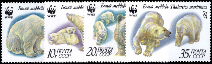 Russia 1987 Polar Bears unmounted mint.