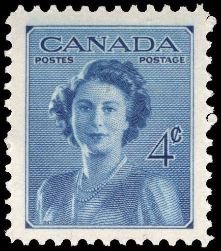 Canada 1948 Princess Elizabeth's Wedding lightly mounted mint.