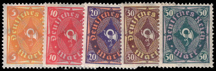 Germany 1922 values unmounted mint.