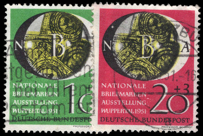 West Germany 1951 National Philatelic Exhibition fine used.