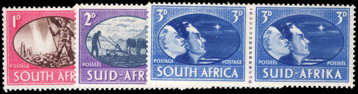 South Africa 1945 Victory lightly mounted mint.