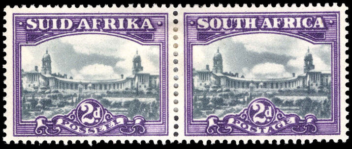 South Africa 1947-54 2d slate-blue and purple roto lightly mounted mint.