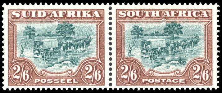 South Africa 1947-54 2s6d roto lightly mounted mint.