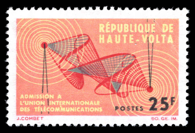 Upper Volta 1964 Admission of Upper Volta to ITU unmounted mint.