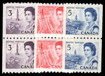 Canada 1967-73 perf 9& souvenir sheet unmounted mint.189; coil pairs unmounted mint.