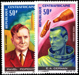 Central African Republic 1966 Astronauts unmounted mint.