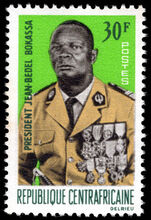Central African Republic 1967 President Bokassa unmounted mint.