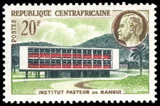 Central African Republic 1961 Opening of Pasteur Institute unmounted mint.