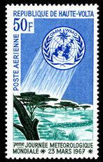 Upper Volta 1967 World Meteorological Day unmounted mint.