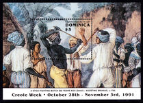Dominica 1991 Creole Week souvenir sheet unmounted mint.