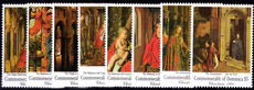 Dominica 1991 Christmas. Religious Paintings by Jan van Eyck unmounted mint.
