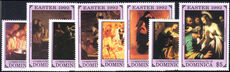 Dominica 1992 Easter. Religious Paintings unmounted mint.