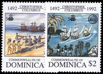 Dominica 1992 500th Anniversary of Discovery of America by Columbus (6th issue) unmounted mint.