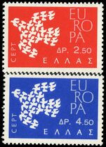 Greece 1961 Europa unmounted mint.