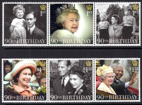 2016 90th Birthday of Queen Elizabeth II unmounted mint.