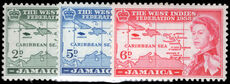 Jamaica 1958 British Caribbean Federation lightly mounted mint.