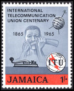 Jamaica 1965 Centenary of ITU unmounted mint.
